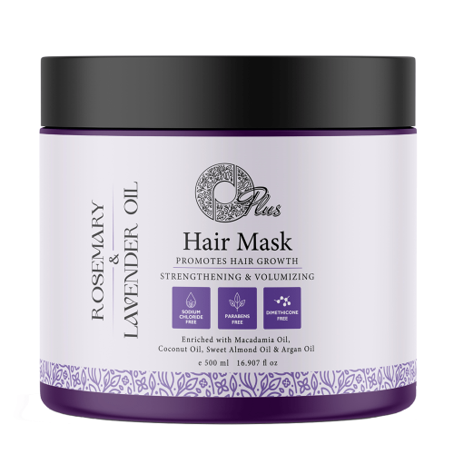 ماسك وحمام زيت للشعر بزيت اكليل الجبل واللافندر من...