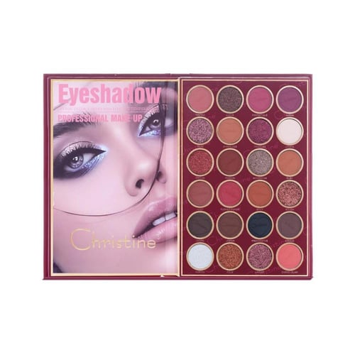 الباليت المتكامل 4*1 من كرستين - (ظل+اضاءة+احمر خد...