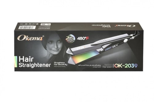 مكواة تمليس الشعر الإحترافية من اوكيما - OK-2039