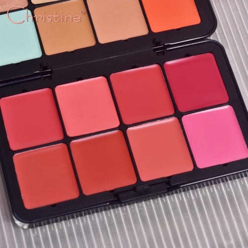 باليت احمر خدود وكنتور كريمي من كرستين - CHC2316