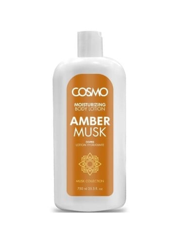 لوشن الجسم المرطب بالمسك والعنبر من كوزمو - 750 مل