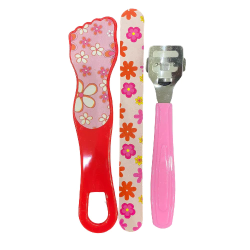 مجموعة العناية بالقدمين من جلوبال ستار - 3 قطع