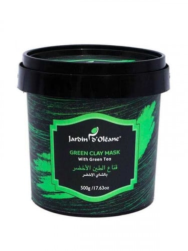 قناع الطين الأخضر بالشاي الاخضر من جاردن اوليان -...