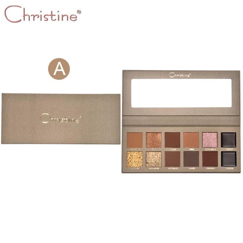ظلال عيون 12 لون من كرستين - درجات متعددة