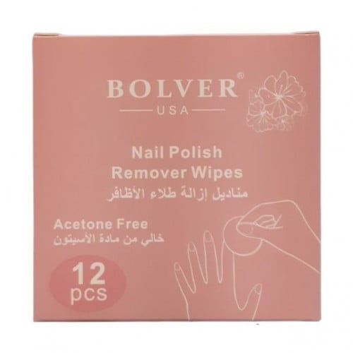 مناديل إزالة طلاء الأظافر من بولفير - 12 منديل