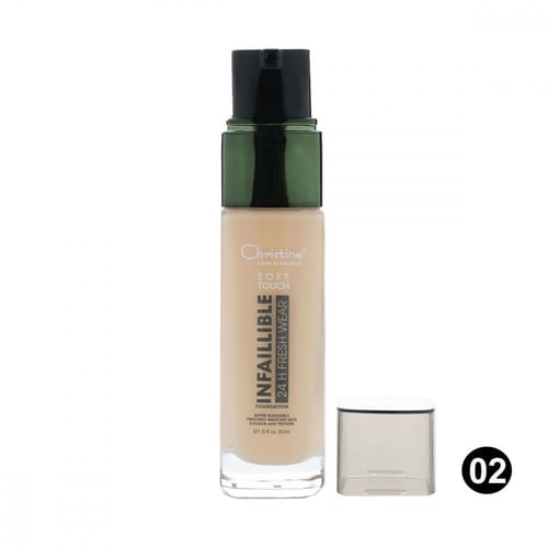 كريم أساس سوفت تاتش تغطية كاملة من كرستين - درجات...