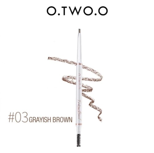 قلم حواجب مع فرشة من او تو او O.Two.O