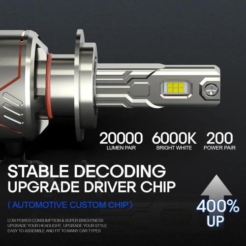 طقم انوار ليد كونبكس 200 واط قوة رهيبة ل لكزس