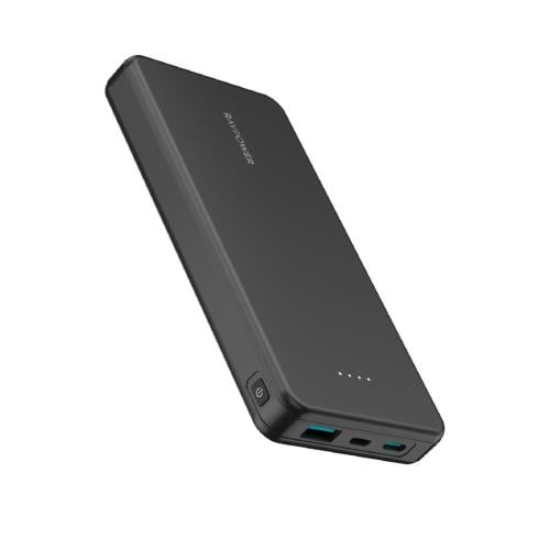 Portable battery capacity 10000 mAh 3 ports 15w - Black - Ravpower