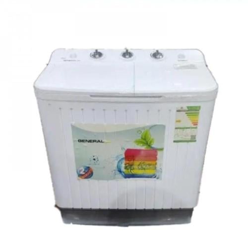 WMGT8MNJ-غسالة حوضين جنرال تك 7.5 ك لون ابيض