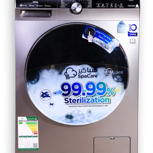 MFK1280WD-غسالة ميديا 12 كيلو تجفيف 8 كيلو تجفيف ح...