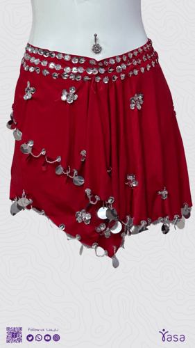 بدلة يلينا للرقص الشرقي ، اللون احمر او اسود من قط...