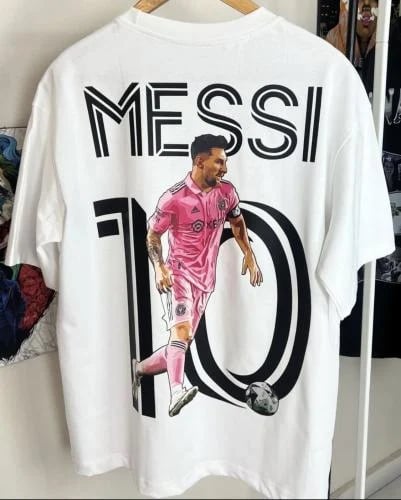 تيشرت اوفر سايز ميسي