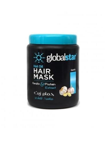 جلوبال ستار ماسك و حمام زيت للشعر بالثوم 1000مل