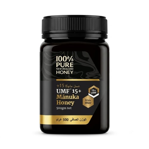 عسل مانوكا النيوزيلندي UMF 15+ (MGO 514+) – 500 جم