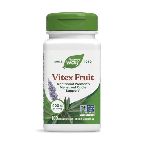 Nature's Way Vitex Fruit 400 mg – 100 كبسولة نباتي...