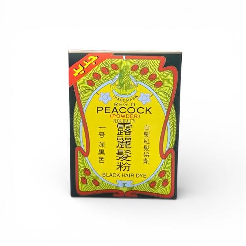 صبغة شعر الطاووس (لون اسود)
