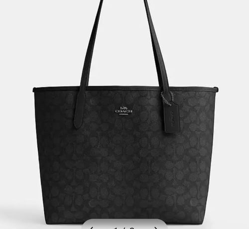 حقيبة كوتش City Tote Bag In Signature Canvas