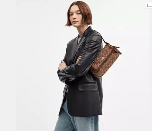 حقيبة كوتش Etta Small Flap Shoulder Bag