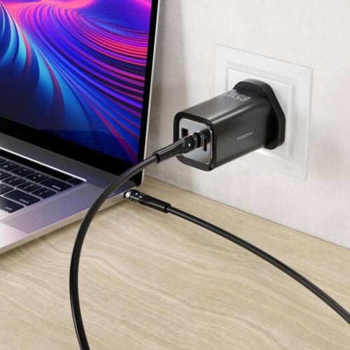 شاحن بورودو السريع ثلاثي المنافذ GaN بقوة 65 وات،...