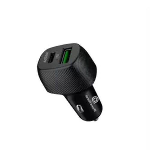 شاحن سيارة بمدخلين USB - بقوة ( 38W ) - Phone Plan...