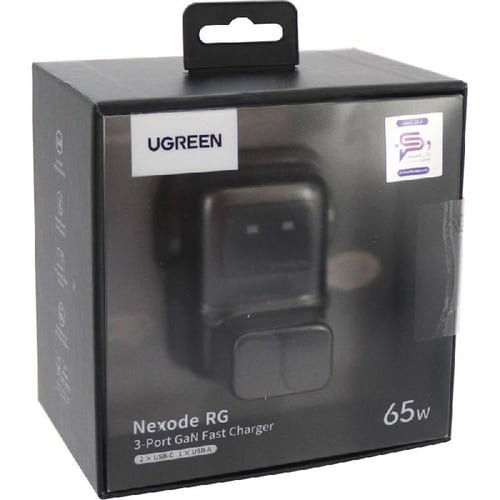 شاحن Ugreen Nexode RG 65W USB C GaN -اسود