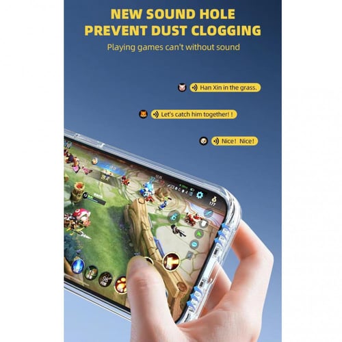 كفر جوال ايفون 13 برو ماكس شفاف اكس وولف