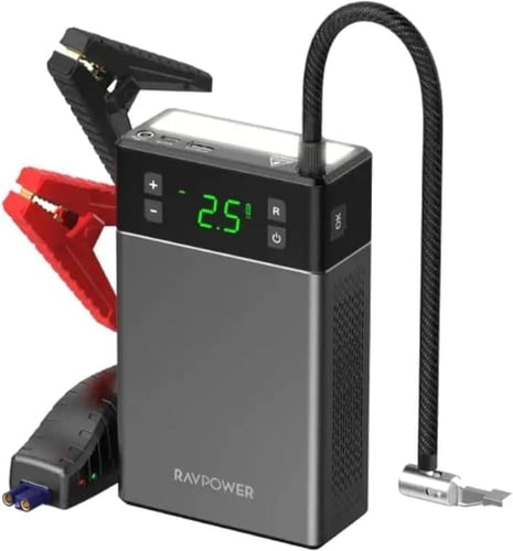 بطارية ومشغل سيارة راف باور بسعة 12000 امبير مع من...