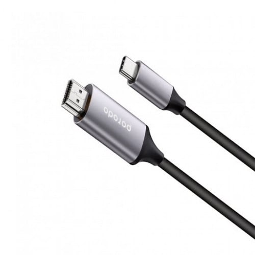 كيبل عرض HDMI to type C كيبل عرض بتقنية 4k للتلفزي...