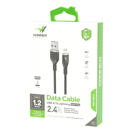 كابل Winner سيليكون للشحن والبيانات يو اس بي - لاي...