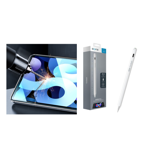 قلم ايباد DUO من EONE + استيكر حمايه للايباد