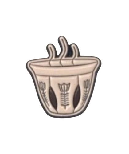 ملصق حديد فنجان قهوة