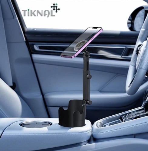 حامل جوال مغناطيسي للسيارة من Tiknal – بتثبيت في ح...