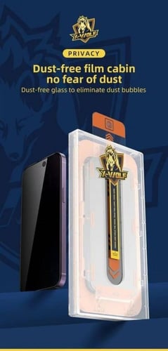 اكس وولف حماية شاشه اماميه زجاج سهلة التركيب للايف...