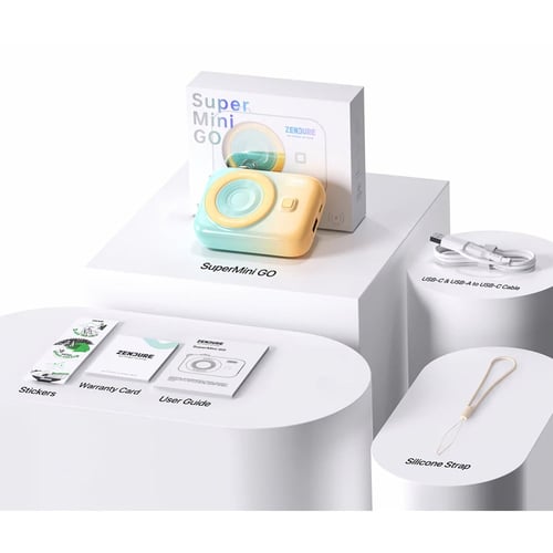 باور بانك بطارية زندور سوبر ميني اخضر سعة 10 الاف