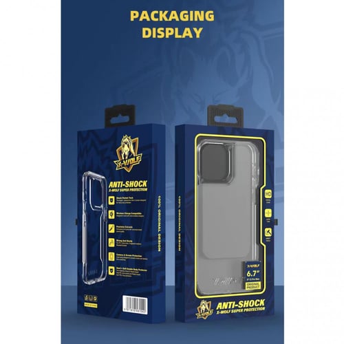 كفر جوال ايفون 13 شفاف اكس وولف