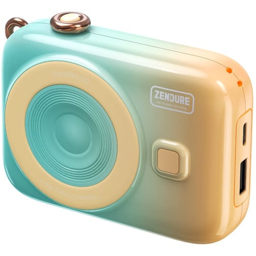 باور بانك بطارية زندور سوبر ميني اخضر سعة 10 الاف