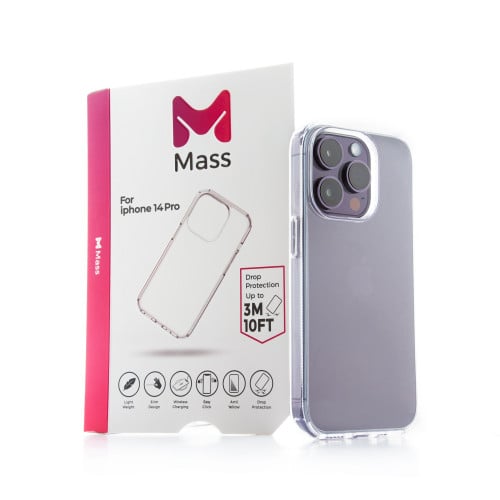 كفر جوال ايفون 14برو شفاف ماج سيف MASS
