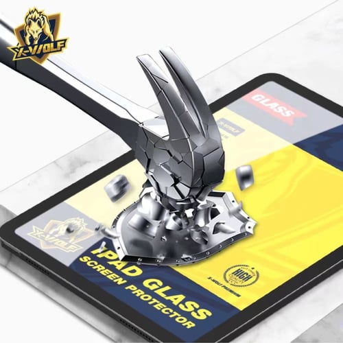 حماية شاشة اكس وولف بميزة التركيب الذاتي ايباد