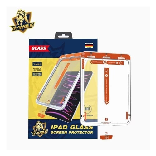 حماية شاشة اكس وولف بميزة التركيب الذاتي ايباد