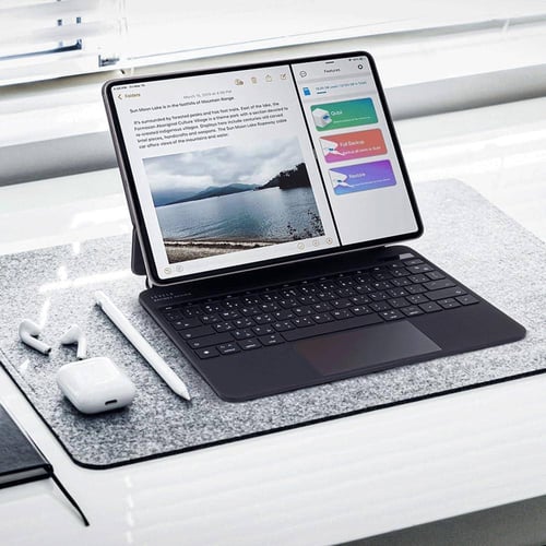 لوحة مفاتيح لاسلكية من الجلد من Levelo AeroBoard S...