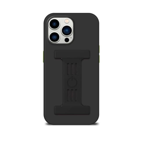 كفر جوال ايفون اسود مع مسكة مجاناً goui