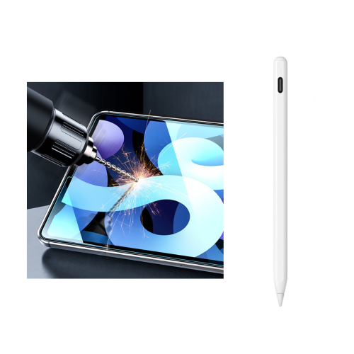 قلم Wiwu Pencil W A03 الأبيض + استيكر حمايه للايبا...