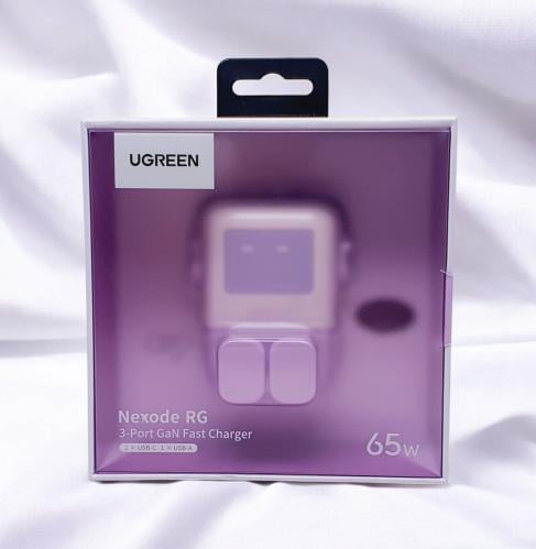 شاحن Ugreen Nexode RG 65W USB C GaN -وردى