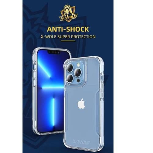 كفر جوال ايفون 13 برو ماكس شفاف اكس وولف