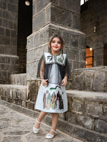 فستان اليوم الوطني السعودي