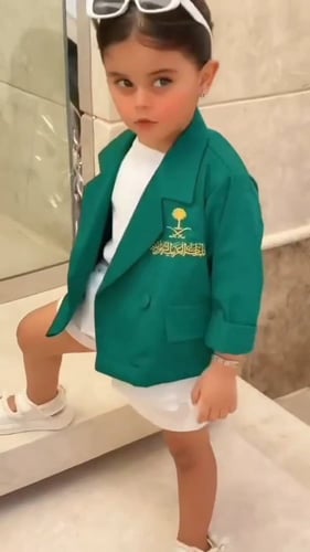 جاكيت اليوم الوطني بناتي ولادي تصميم مميز و بالهوي...