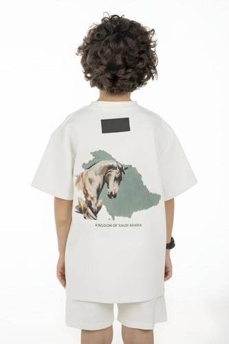 طقم اليوم الوطني تيشرت + شورت