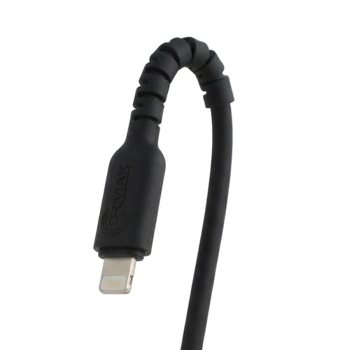 كيبل شحن أورماك تايب سي & آيفون - أسود HA-K141