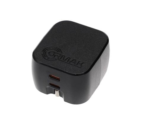 شاحن أورماك 35 وات منفذين تايب سي - اللون أسود HA-...